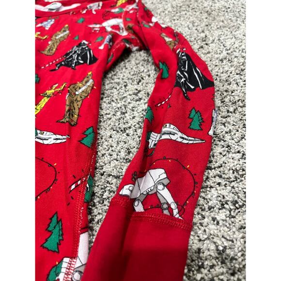 Hanna Andersson Organic Cotton Star Wars Christmas Pajama Top, Red Women’s XL - Picture 4 of 8